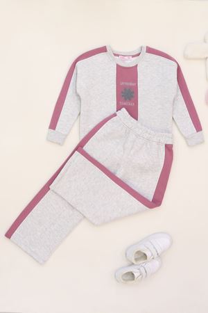 5-12 Yaş 3 İplik Şardonlu Takım Gri - 60300.1867.