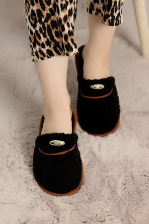 Teddy Ev Terliği Siyah - 1760.1846.