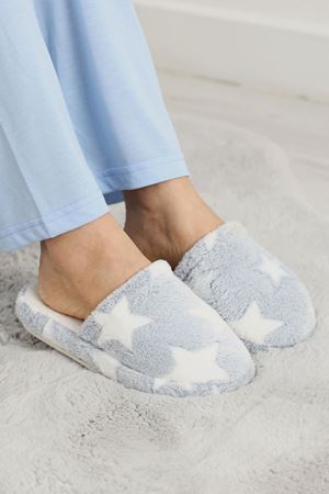 Peluş Ev Terliği Gri - 31420.264.