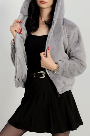 Astarlı Tavşan Tüyü Görünümlü Mont Dumangri - 21069.1839.