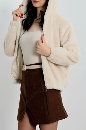 Astarlı Tavşan Tüyü Görünümlü Mont Taş - 21069.1839.