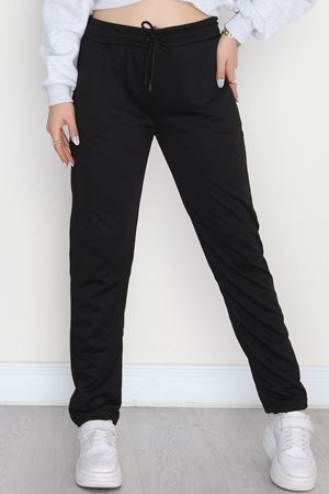 A Kalite 2 İplik Düz Paça Eşofman Altı Siyah - 40509.1431.