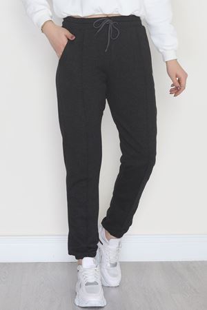 Baskılı Paça Lastik Eşofman Altı Antibeyaz - 41316.1431.