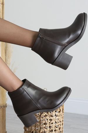 6 Cm Topuklu Bot Kahvederi - 42659.264.