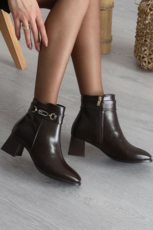 5 Cm Topuklu Bot Kahvederi - 42664.264.