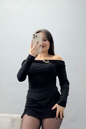 Toka Detaylı Bluz Siyah - 4135.1748.