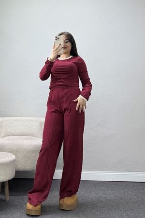 Geniş Fitilli Kaşkorse Takım Bordo1 - 42281.1748.