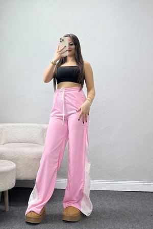 Fermuarlı Eşofman Altı Pembe - 50748.1005.