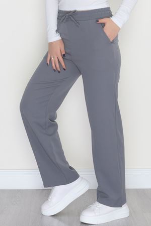 Beli Lastikli Dabıl Palozzo Pantolon Antrasit1 - 90714.1837.