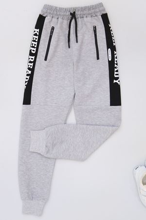 8-16 Yaş 2 İplik Likralı Eşofman Altı Grisiyah1 - 42183.2066.