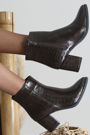 6 Cm Topuklu Bot Krokokahve - 42667.264.