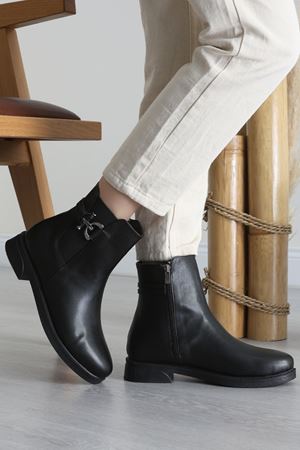 3 Cm Topuklu Bot Siyahderi - 42666.264.