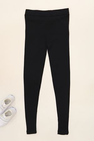 12-17 Yaş Şardonlu Çocuk Tayt Siyah - 50043.1567.