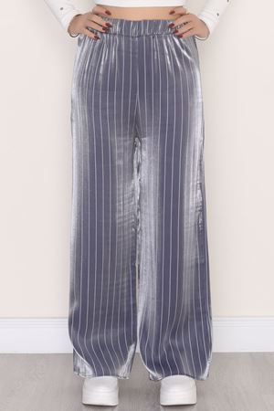 Beli Lastikli Saten Pantolon Antrasit - 4109.1595.