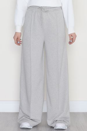 2 İplik Çımalı Eşofman Altı Gri - 52026.1857.