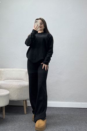 Selanik Kumaş İkili Takım Siyah - 42672.1247.