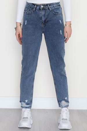 Mom Kot Pantolon Çelikmavi1 - 42685.1836.