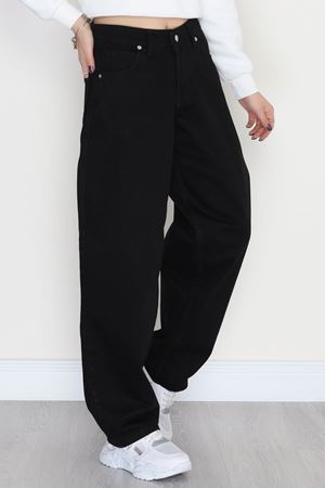 Baggy Kot Pantolon Siyah - 31158.2059.