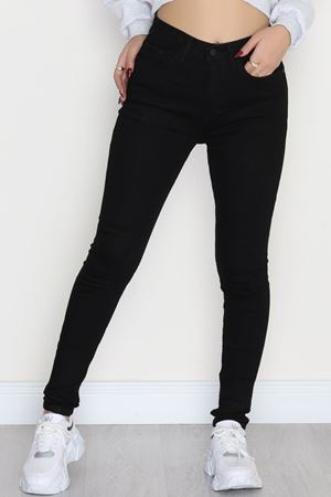 Dar Paça Kot Pantolon Siyah - 42683.1836.