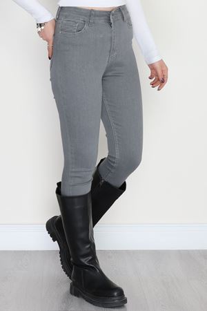 Dar Paça Kot Pantolon Gri - 42683.1836.