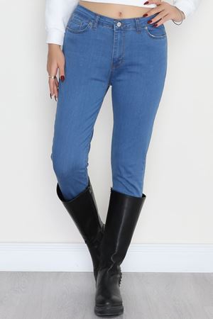 Dar Paça Kot Pantolon Mavi3 - 42683.1836.