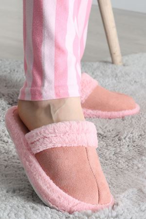 Peluş Ev Terliği Pudra - 31626.264.