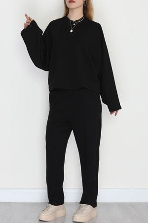 Havuç Pantolonlu Takım Siyah - 4127.1247.