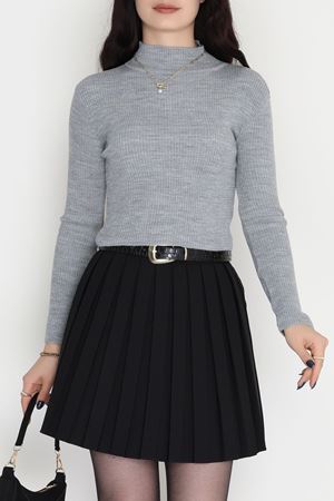 Yarım Balıkçı Yaka Triko Boyalıgri - 4049.2043.