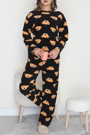 Bisiklet Yaka Salaş Takım Siyahayı - 168.1287.