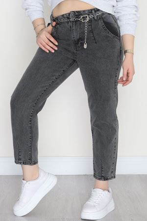 Büyük Beden Mom Jean Füme - 42682.1836.