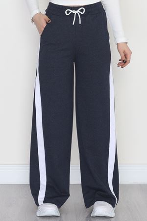 2 İplik Şeritli Eşofman Altı Lacivert - 52050.1857.