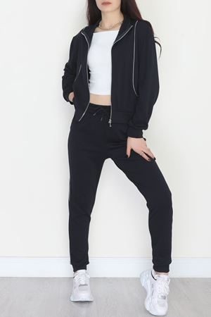 Biyeli Modal Kumaş Takım Lacivert - 4124.1247.