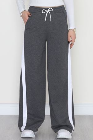 2 İplik Şeritli Eşofman Altı Antrasit - 52050.1857.