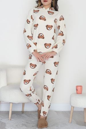 Kapşonlu Polar Takım Bejayıkafa - 344.1287.