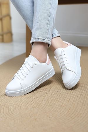 Kalın Tbn Günlük Ayakkabı Beyazpudra - 8585.264.