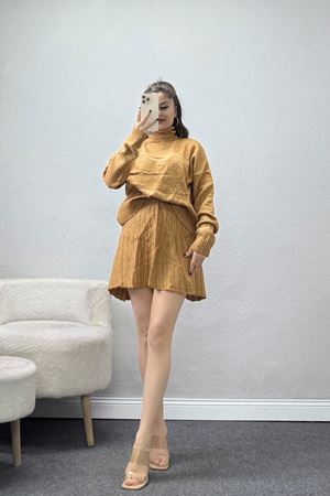 Triko Etekli Takım Camel - 2361.1765.