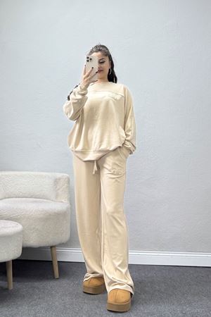 Nakışlı Takım Bej - 4100.1247.