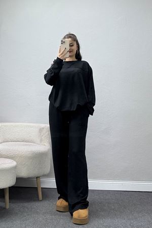 Nakışlı Takım Siyah - 4100.1247.