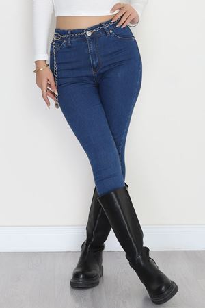 Dar Paça Kot Pantolon Mavi2 - 42340.1431.