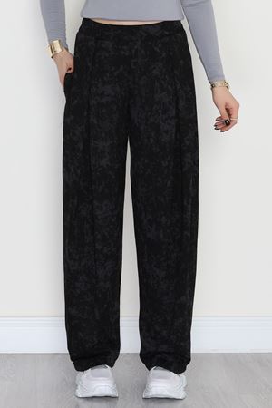 Ters Pile Desenli Pantolon Siyah - 4081.1247.