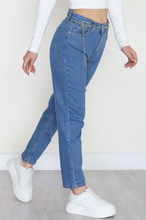 Dar Paça Kot Pantolon Mavi2 - 42683.1836.