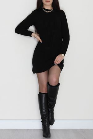 Triko Elbise Siyah - 1907.1247.