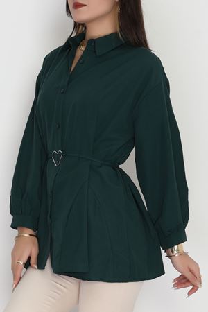 Kalp Detay Tunik Zümrüt - 43562.1949.