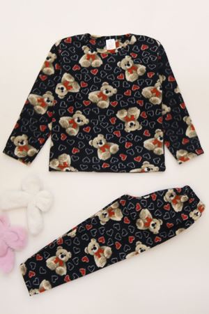 4-10 Yaş Polar İkili Takım Siyahayı - 52077.1776.