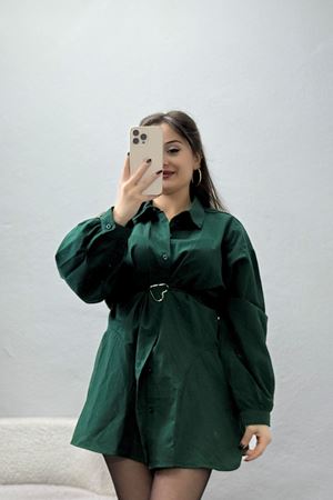 Kalp Detay Tunik Zümrüt - 43562.1949.