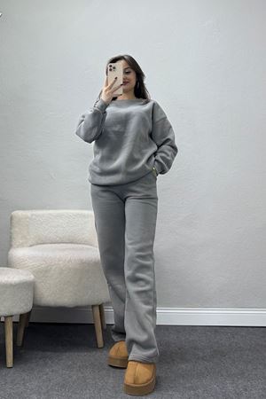 Üç İplik Eşofman Takımı Antrasit - 70779.1878.