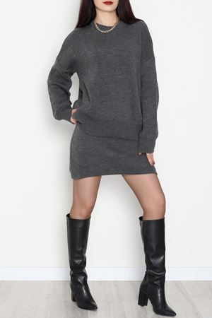 Triko Etekli Takım Antrasit - 51108.1765.