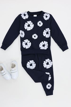 4-10 Yaş İki İp Şardonlu İkili Takım Lacivert - 52113.1776.