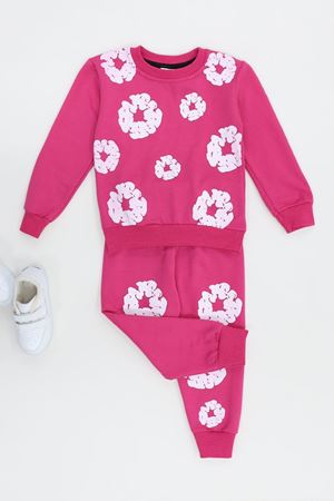 4-10 Yaş İki İp Şardonlu İkili Takım Pembe - 52113.1776.