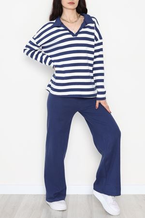 Polo Yaka Raporlu İnterlok Takım Lacibeyaz - 42738.1567.